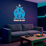 Stickers muraux: Armoiries Olympique de Marseille 15