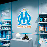 Stickers muraux: Armoiries Olympique de Marseille 9