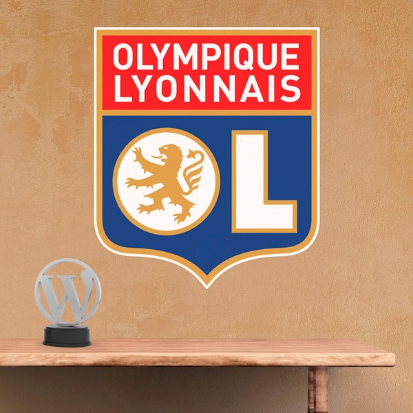 Stickers muraux: Armoiries Olympique Lyonnais 1