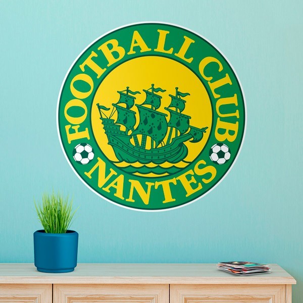 Stickers muraux: Armoiries du Football Club de Nantes