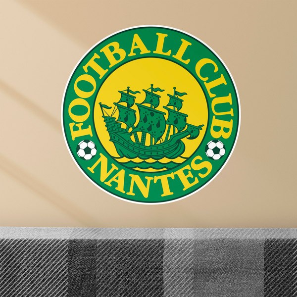 Stickers muraux: Armoiries du Football Club de Nantes