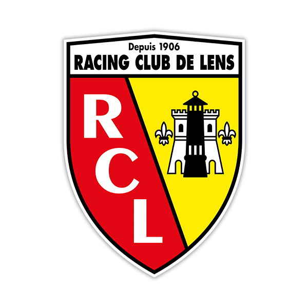 Stickers muraux: Armoiries du RCL Lens 0
