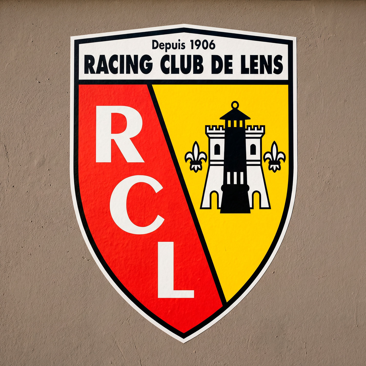 Stickers muraux: Armoiries du RCL Lens