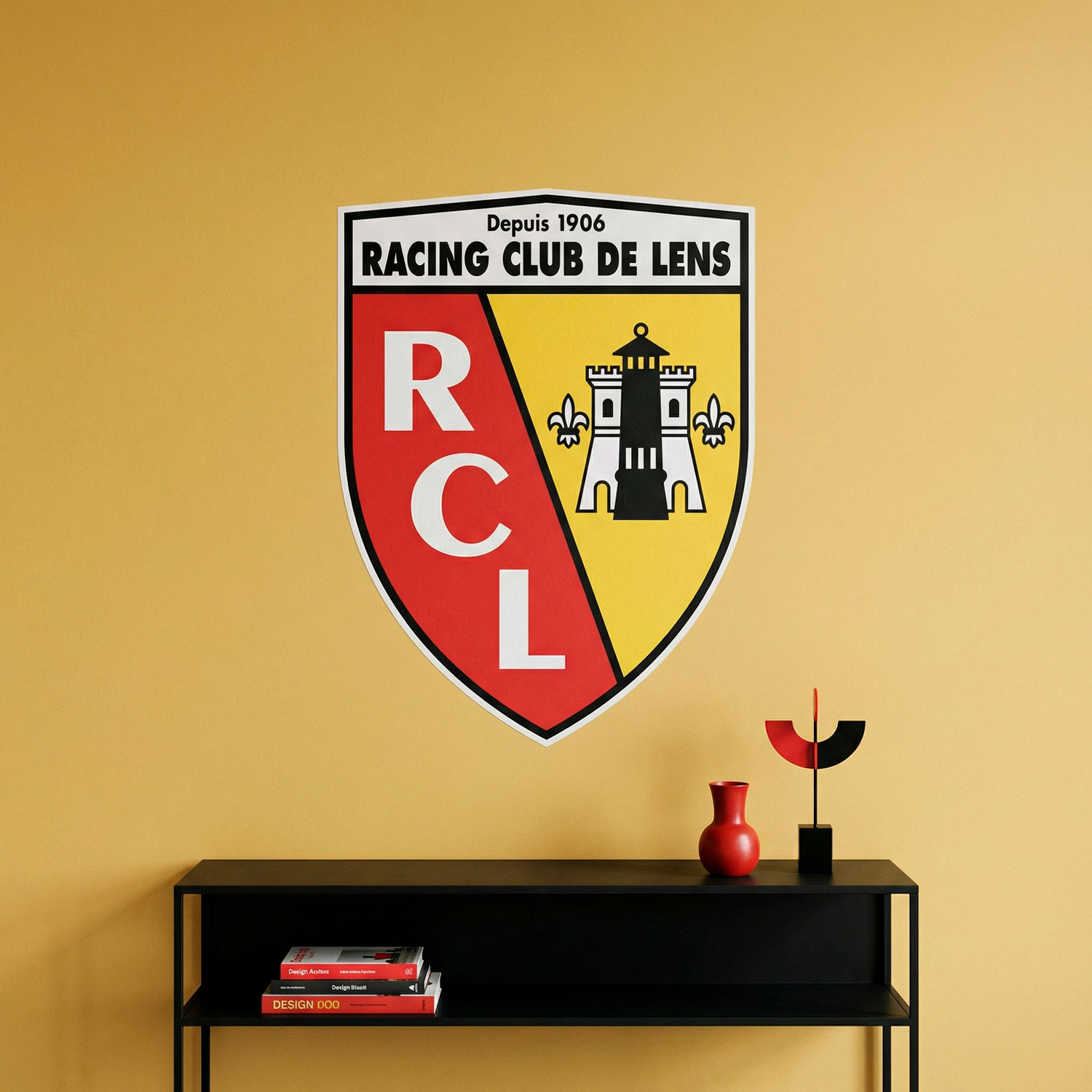 Stickers muraux: Armoiries du RCL Lens