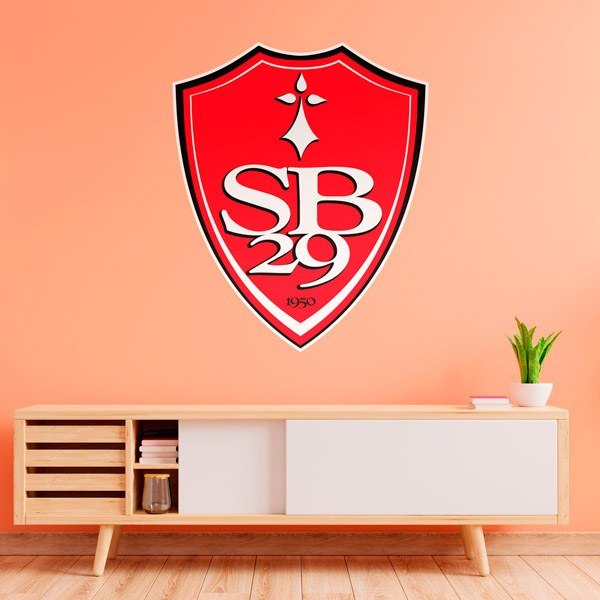 Stickers muraux: Bouclier Stade Brest 29