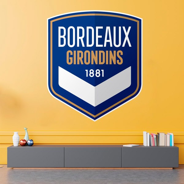 Stickers muraux: Armoiries des Girondins de Bordeaux