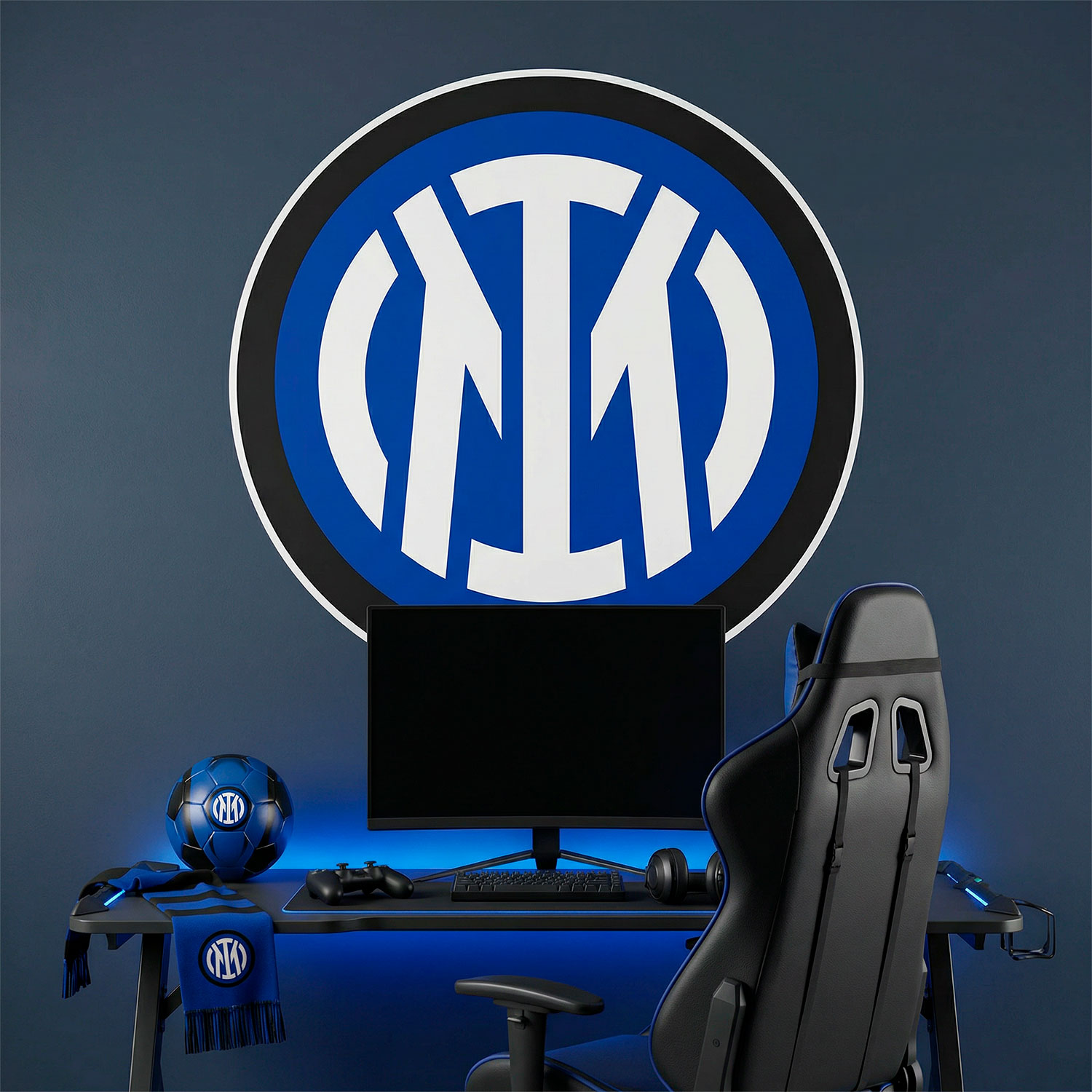 Stickers muraux: New armoiries de Inter de Milan