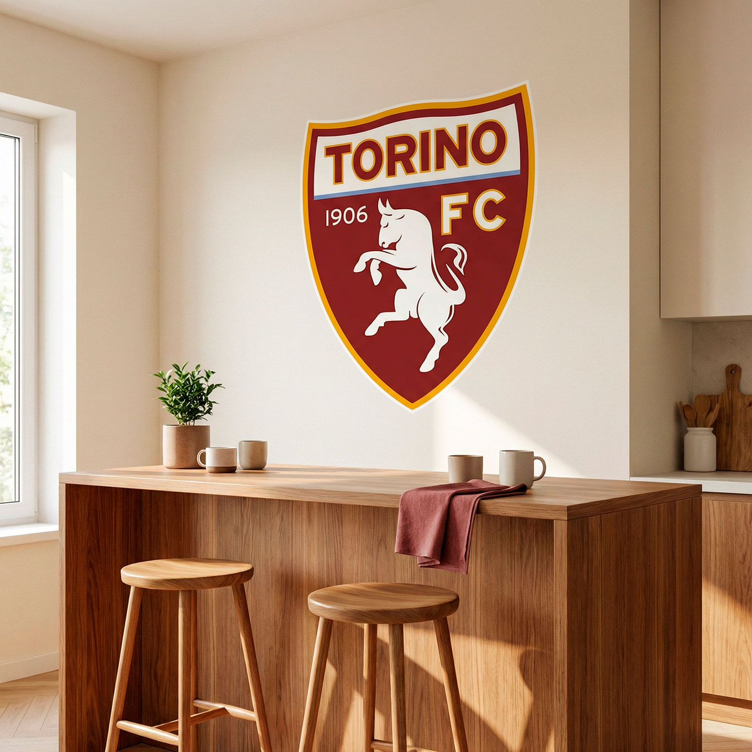 Stickers muraux: Armoiries du Torino FC