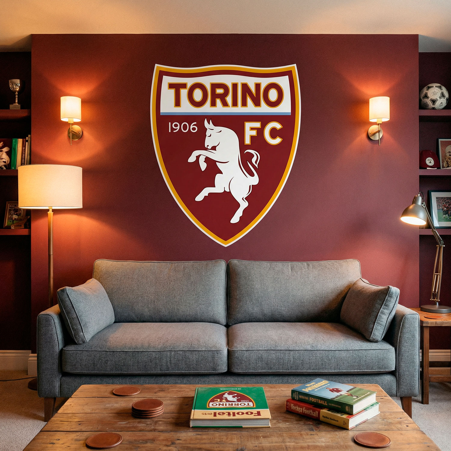 Stickers muraux: Armoiries du Torino FC