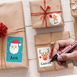 Autocollants: Etiquettes de kit Icônes de Noël 3