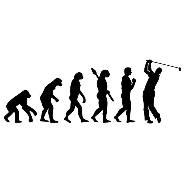Stickers muraux: Golf evolution évolution