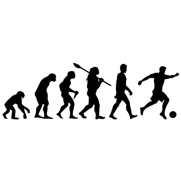 Stickers muraux: Football évolution