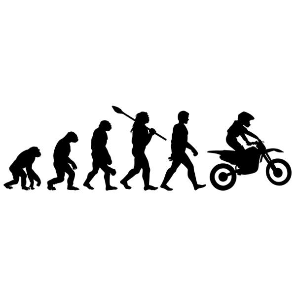 Stickers muraux: Motocross évolution