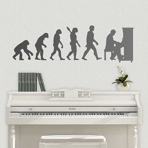 Stickers muraux: Évolution pianiste