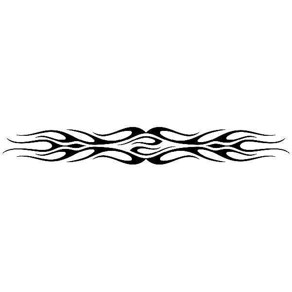 Autocollants: Tribal flamboyant