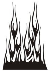 Autocollants: Flames