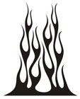 Autocollants: Flames