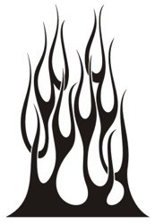 Autocollants: Flames