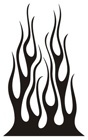 Autocollants: Flames