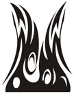 Autocollants: Flames