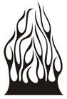 Autocollants: Flames