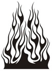 Autocollants: Flames