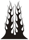 Autocollants: Flames