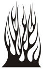 Autocollants: Flames
