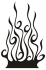 Autocollants: Flames