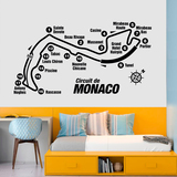 Stickers muraux: Circuit de Monaco 4