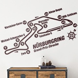 Stickers muraux: Circuit du Nurburgring 2