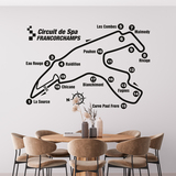 Stickers muraux: Circuit de Spa-Francorchamps 2