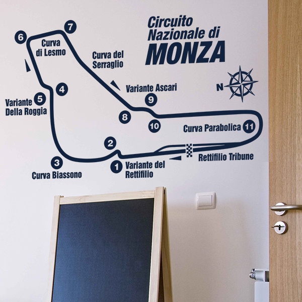 Stickers muraux: Circuit de Monza