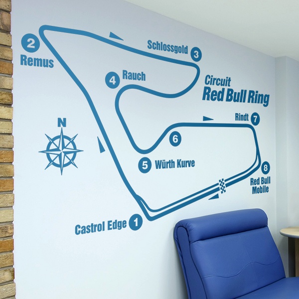 Stickers muraux: Circuit Red Bull Ring