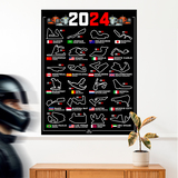 Stickers muraux: F1 2024 Circuits IV 4