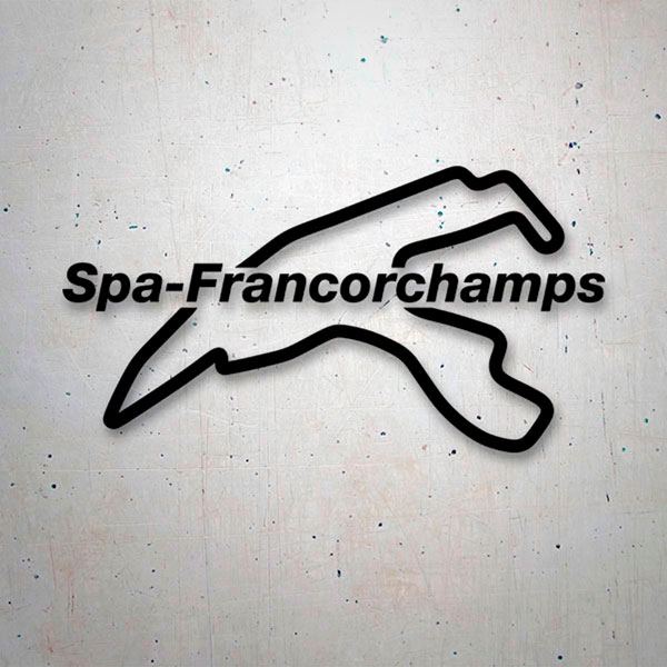 Autocollants: Circuit de Spa-Francorchamps