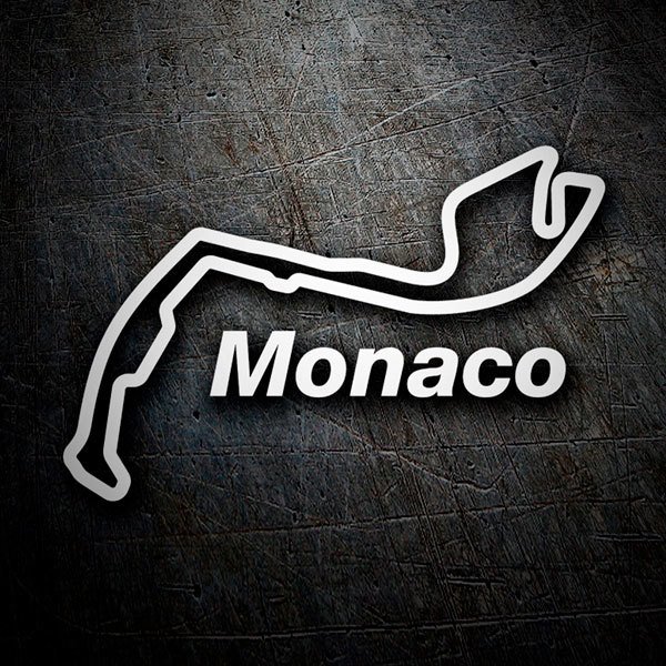 Autocollants: Circuit de Monaco