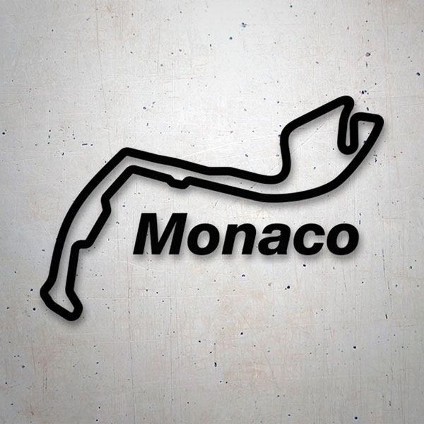 Autocollants: Circuit de Monaco