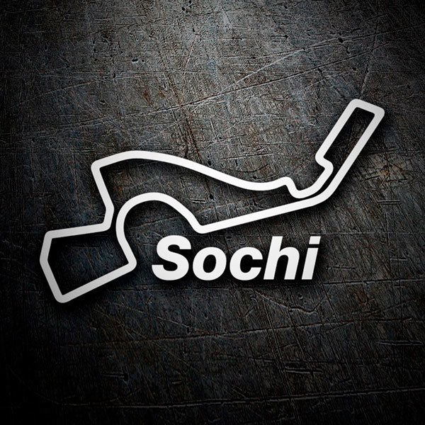 Autocollants: Circuit de Sochi