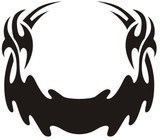 Autocollants: Hood Flames