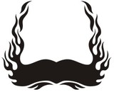 Autocollants: Hood Flames