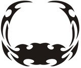 Autocollants: Hood Flames