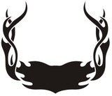 Autocollants: Hood Flames