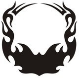 Autocollants: Hood Flames