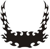 Autocollants: Hood Flames