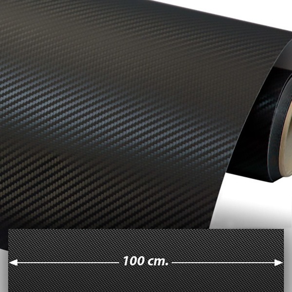Autocollants: Film de fibre de carbone vinyle 100cm