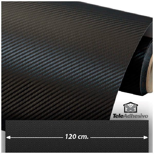 Autocollants: Film de fibre de carbone vinyle 120cm