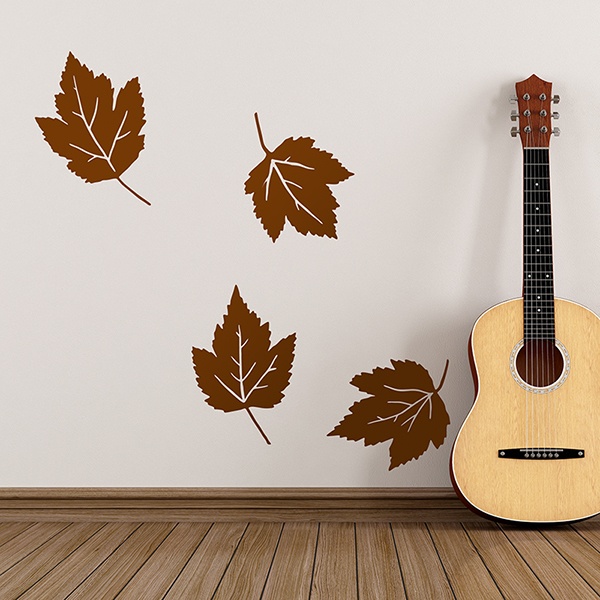 Stickers muraux: Feuilles d'automne