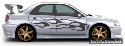 Autocollants: Flaming Kit 2 2