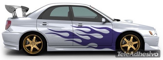 Autocollants: Flaming Kit 10